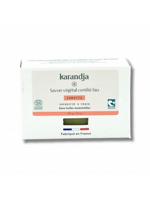 Image 75774 supplémentaire pour Savon Carotte Bio - Savon Sans Huiles Essentielles 100g - Karandja