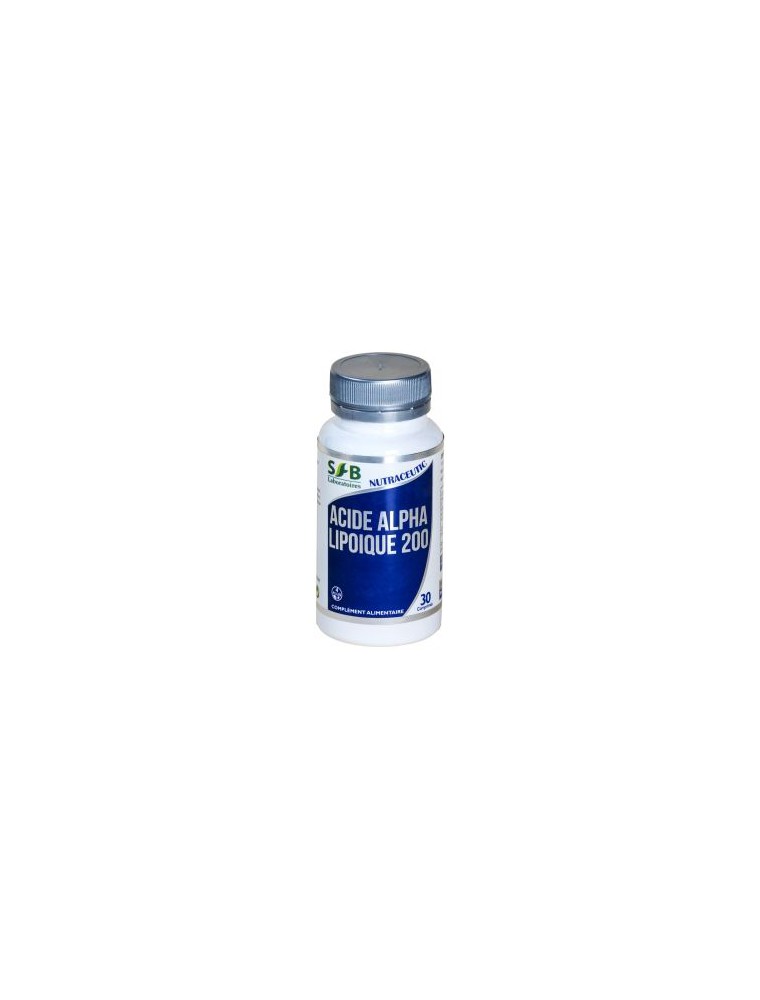 Image principale de la modale pour Acide Alpha Lipoïque 200 mg - Antioxydant 30 comprimés - SFB Laboratoires