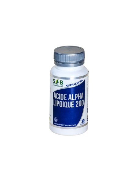 Achetez Acide Alpha Lipoïque 200 mg - Antioxydant 30 comprimés - SFB Laboratoires à l'herboristerie Louis Image principale de Acide Alpha Lipoïque 200 mg - Antioxydant 30 comprimés - SFB Laboratoires
