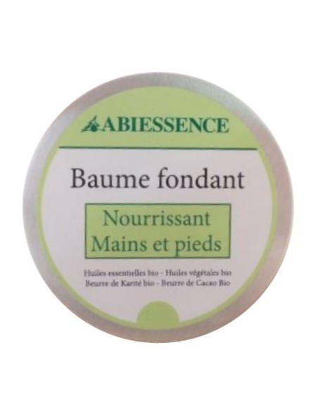 Achetez Baume Mains et pieds Bio - Huiles essentielles et végétales 140g - Abiessence à l'herboristerie Louis Image principale de Baume Mains et pieds Bio - Huiles essentielles et végétales 140g - Abiessence