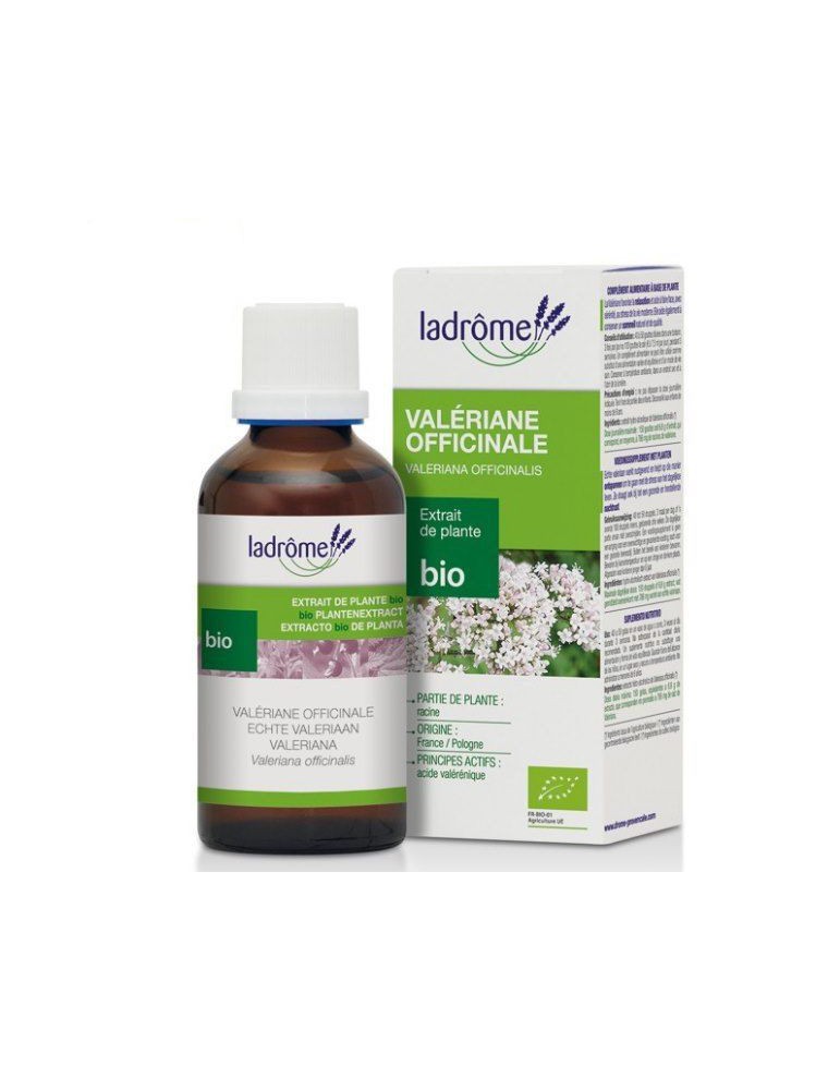 Image principale de la modale pour Valériane officinale Bio - Stress et Sommeil Teinture-mère Valeriana officinalis 100 ml - Ladrôme