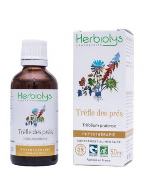 Image de Trèfle rouge (des prés) Bio - Ménopause Teinture-mère Trifolium pratense 50 ml - Herbiolys depuis Louis - Phyto Minceur Bio 125ml