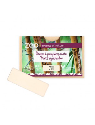 Image de Recharge Ombre à paupières rectangle Bio - Ivoire 201 1,3 grammes - Zao Make-up depuis Boîte Bambou Duo Zao Make-up - Accessoire Maquillage