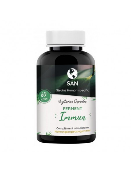 Achetez Probiotiques Immun Ferments - Défenses immunitaires 60 gélules - San à l'herboristerie Louis Image principale de Probiotiques Immun Ferments - Défenses immunitaires 60 gélules - San