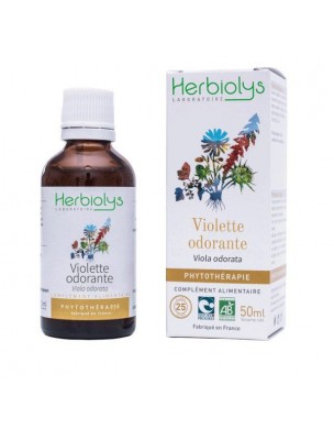 Image de Violette odorante Bio - Calmante Teinture-mère Viola odorata 50 ml - Herbiolys depuis Teinture-mère Lierre terrestre - Digestion et Respiration 50 ml - Herbiolys