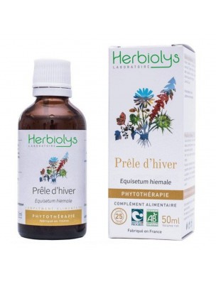 Image de Prêle d'hiver Bio - Reminéralisant Teinture-mère Equisetum hiemale 50 ml - Herbiolys depuis Phytofrance - Cardamome Teinture Mère