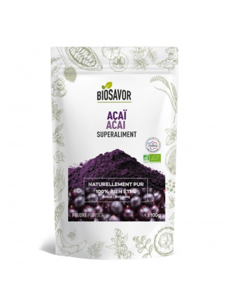 Image principale de Açai Bio - Superaliment 100g - Biosavor