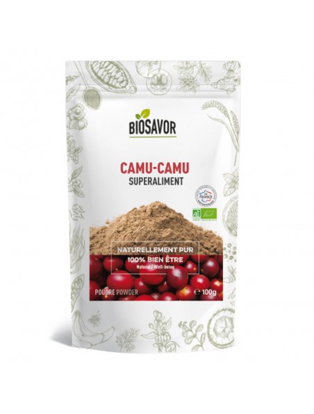 Achetez Camu Camu Bio - Superaliment 100g - Biosavor à l'herboristerie Louis Image principale de Camu Camu Bio - Superaliment 100g - Biosavor
