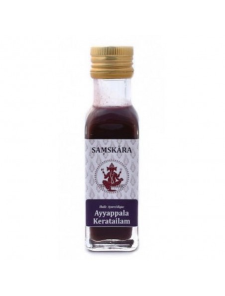 Achetez Ayyappala Keratailam - Huile Ayurvédique 100 ml - Samskara à l'herboristerie Louis Image principale de Ayyappala Keratailam - Huile Ayurvédique 100 ml - Samskara