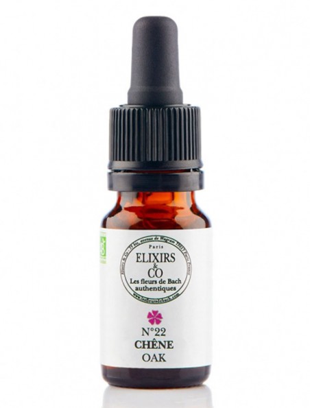 Achetez Chêne (Oak) N°22 Bio Tensions et Légèreté Fleurs de Bach 10 ml - Elixirs and Co à l'herboristerie Louis Image principale de Chêne (Oak) N°22 Bio Tensions et Légèreté Fleurs de Bach 10 ml - Elixirs and Co
