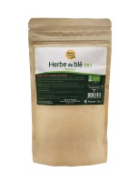 Image de Herbe de blé Bio - Poudre de Triticum aestivum 150 g - Nature et Partage depuis Tisanes en H : découvrez notre sélection de produits naturels