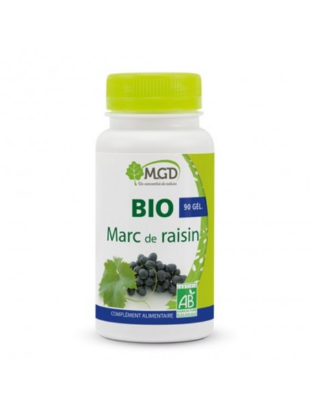Achetez Marc de Raisin 250mg Bio - Minceur 90 gélules - MGD Nature à l'herboristerie Louis Image principale de Marc de Raisin 250mg Bio - Minceur 90 gélules - MGD Nature