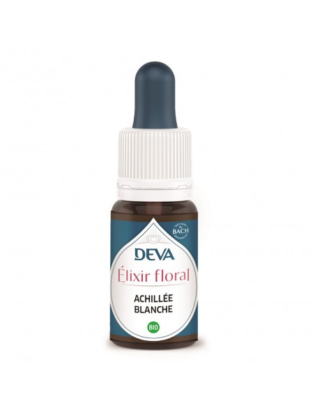 Achetez Achillée blanche Bio - Protection Elixir floral 15 ml - Deva à l'herboristerie Louis Image principale de Achillée blanche Bio - Protection Elixir floral 15 ml - Deva