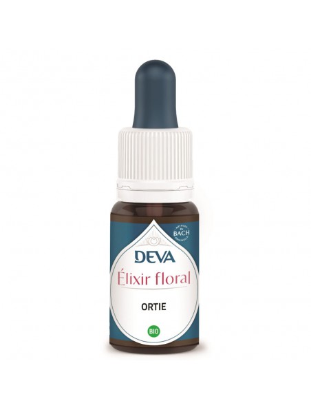 Achetez Ortie Bio Unité familiale et Apaisement Elixir floral 15ml Deva à l'herboristerie Louis Image principale de Ortie Bio Unité familiale et Apaisement Elixir floral 15ml Deva