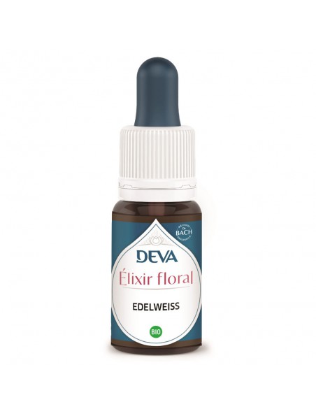 Achetez Edelweiss - Bio Don de soi et Lucidité Elixir floral 15 ml - Deva à l'herboristerie Louis Image principale de Edelweiss - Bio Don de soi et Lucidité Elixir floral 15 ml - Deva