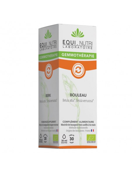 Achetez Bouleau Macérât de Bourgeon Bio - Purification et Reminéralisation 30 ml - Equi-Nutri à l'herboristerie Louis Image principale de Bouleau Macérât de Bourgeon Bio - Purification et Reminéralisation 30 ml - Equi-Nutri