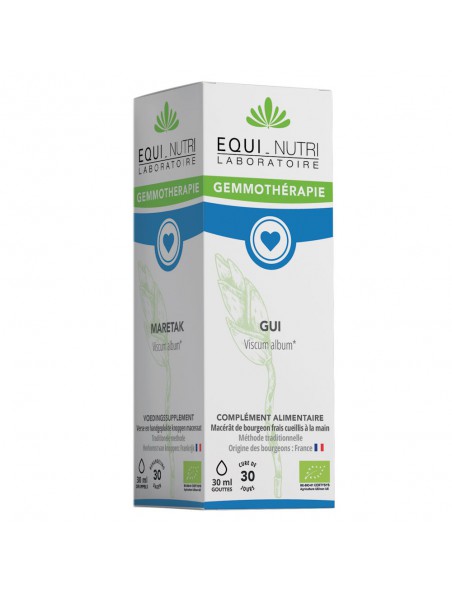 Achetez Gui Macérât de Bourgeon Bio - Circulation 30 ml - Equi-Nutri à l'herboristerie Louis Image principale de Gui Macérât de Bourgeon Bio - Circulation 30 ml - Equi-Nutri