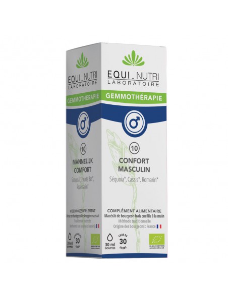 Achetez Confort Masculin Complexe n°10 Bio - Andropause 30 ml - Equi-Nutri à l'herboristerie Louis Image principale de Confort Masculin Complexe n°10 Bio - Andropause 30 ml - Equi-Nutri