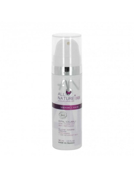 Achetez Lait Epil'Oubli Bio - Inhibiteur de Pilosité 30 ml - Allo Nature à l'herboristerie Louis Image principale de Lait Epil'Oubli Bio - Inhibiteur de Pilosité 30 ml - Allo Nature