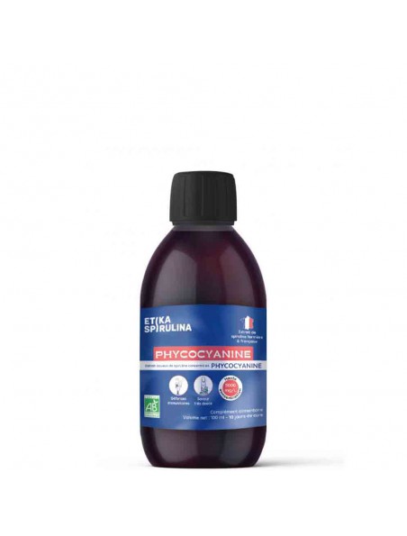 Achetez Phycocyanine Bio - Immunité et Tonus 100 ml - Etika Spirulina à l'herboristerie Louis Image principale de Phycocyanine Bio - Immunité et Tonus 100 ml - Etika Spirulina