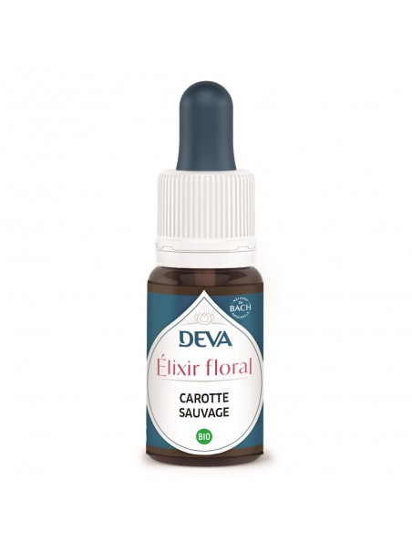 Achetez Carotte sauvage Bio - Perspicacité et Sensibilité Elixir floral 15 ml - Deva à l'herboristerie Louis Image principale de Carotte sauvage Bio - Perspicacité et Sensibilité Elixir floral 15 ml - Deva