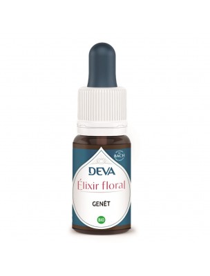 Image 70082 supplémentaire pour Genêt Bio - Persévérance et Motivation Elixir floral 15 ml - Deva