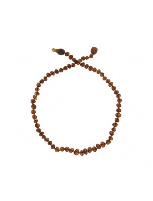 Image 70529 supplémentaire pour Collier d'Ambre Enfant -  Cognac Non Poli 33 cm - Baltic Way