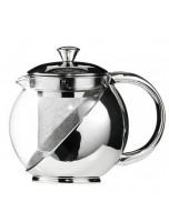 Image de Théière en Verre borosilicate et en Acier Inox 1,1 Litre avec son filtre depuis Théières en verre, en fonte ou en céramique | Vente en ligne
