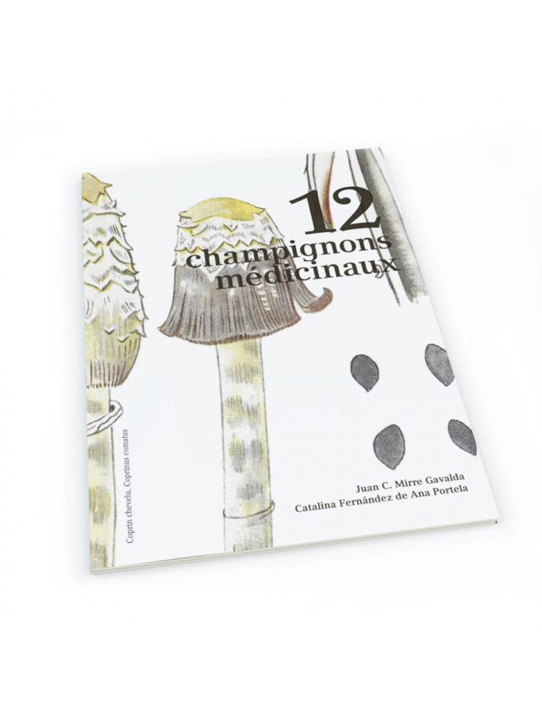 Image principale de la modale pour 12 Champignons Médicinaux - Mycothérapie 74 pages - Hifas Da Terra