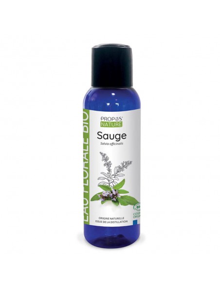 Achetez Sauge officinale Bio - Hydrolat de Salvia officinalis 100 ml - Propos Nature à l'herboristerie Louis Image principale de Sauge officinale Bio - Hydrolat de Salvia officinalis 100 ml - Propos Nature