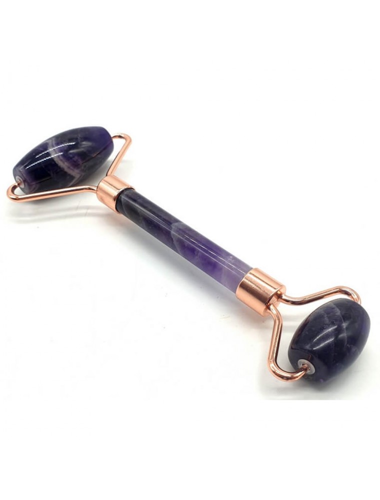 Image principale de la modale pour Gua-Sha Améthyste - Double Rouleau de Massage