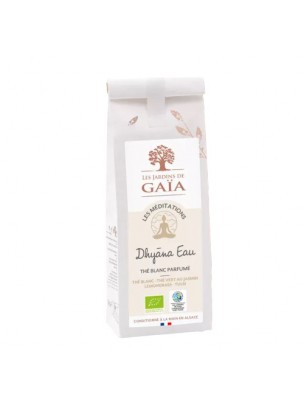 Image 74200 supplémentaire pour Dhyana Eau Bio - Thé blanc Parfumé 50 g - Les Jardins de Gaïa
