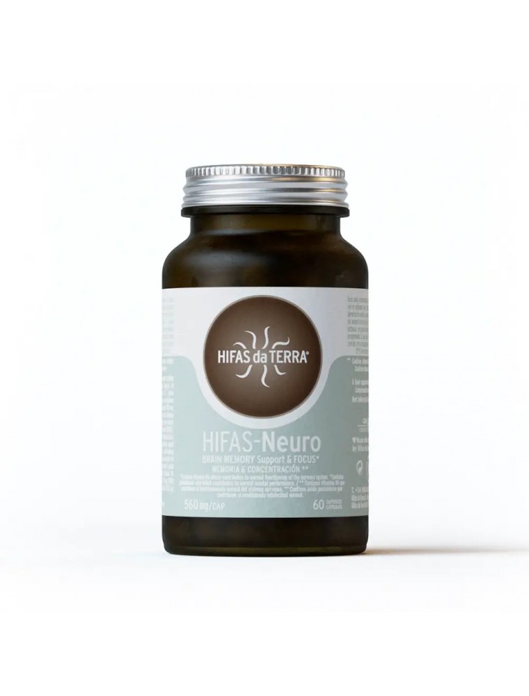 Image principale de la modale pour Hifas Neuro Bio - Mémoire et Concentration 60 capsules - Hifas Da Terra