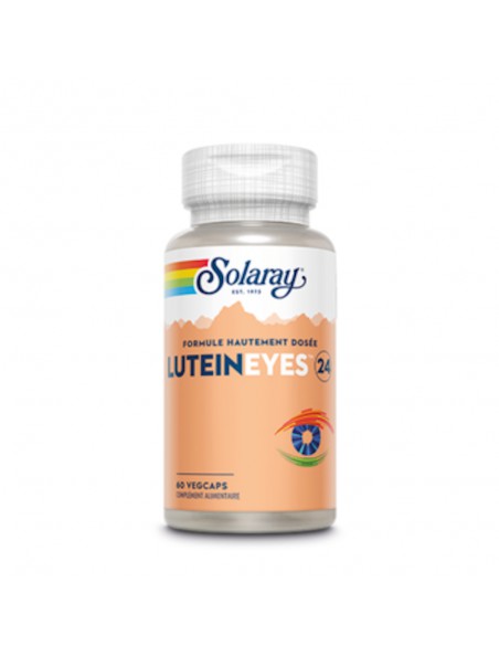 Image principale de Lutéine Eyes HD 24 mg - Vue 60 capsules végétales - Solaray