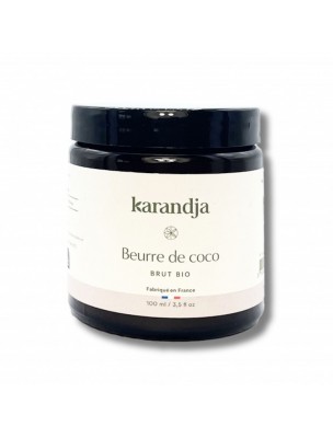 Image 74720 supplémentaire pour Beurre de Coco Brut Bio - Soin de la Peau 100 ml - Karandja