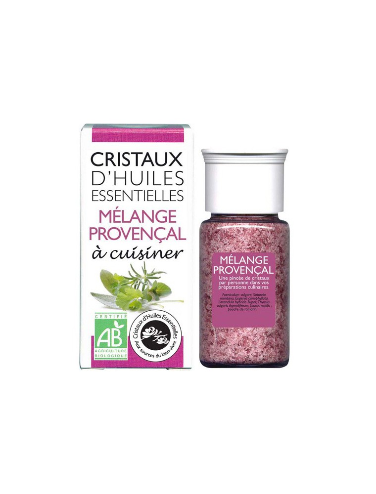Image principale de la modale pour Mélange Provencal - Cristaux d'huiles essentielles - 10g