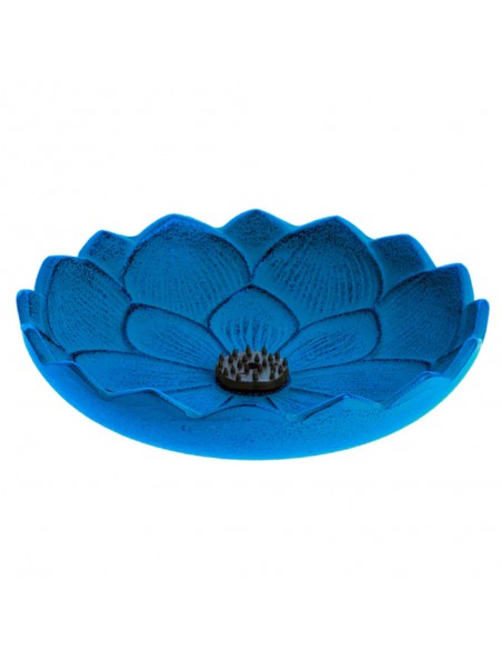 Achetez Brûle-Parfum Iwachu Fleur de Lotus Bleu - Diffuseur d'Encens à l'herboristerie Louis Image principale de Brûle-Parfum Iwachu Fleur de Lotus Bleu - Diffuseur d'Encens