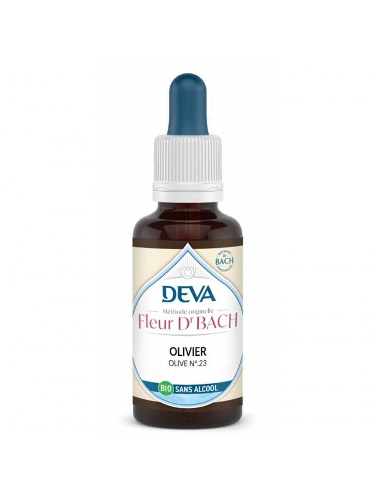 Image principale de la modale pour Olivier Sans Alcool Bio - Régénération et Vitalité Élixir Floral de Bach 30 ml - Deva