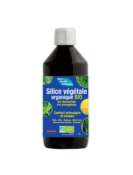 Image principale de Silice Végétale Organique Bio - Articulations et Os 1 Litre - Phytofrance