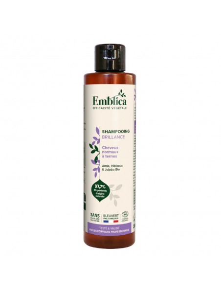 Achetez Shampooing Brillance Bio - Soin des Cheveux 200ml - Emblica à l'herboristerie Louis Image principale de Shampooing Brillance Bio - Soin des Cheveux 200ml - Emblica