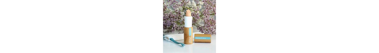 ▷ Correcteurs et bases bio pour une couvrance naturelle de votre peau