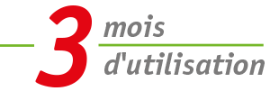 Mention 3 mois d’utilisation pour le pot de 70 g d’Anticox-HD classic