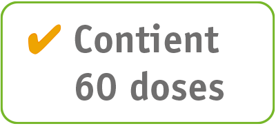 Encadré Contient 60 doses : pot de 420 g de Horse-Cox Anibio