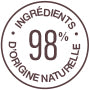 Pictogramme 98 % d'ingrédients d'origine naturelle : le baume pectoral Pranabb de Pranarôm