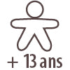 Pictogramme à partir de 13 ans : le spray FeminaGEM Bio Herbalgem