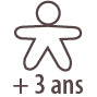 Pictogramme à partir de 3 ans : le roller après-piqûres Aromapic Bio Pranarôm