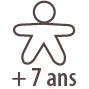 Pictogramme à partir de 7 ans : l'huile essentielle de Copaïba Pranarôm