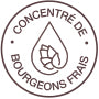 Pictogramme concentré de bourgeons frais : le spray FeminaGEM Bio Herbalgem