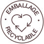 Pictogramme emballage recyclable : le spray FeminaGEM Bio Herbalgem, flacon et étui recyclables