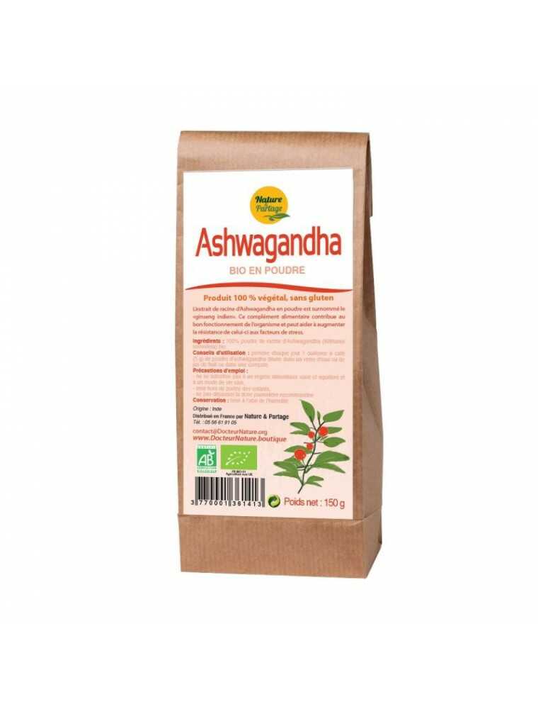 Ashwagandha Bio en poudre sur le site de Louis-herboristerie